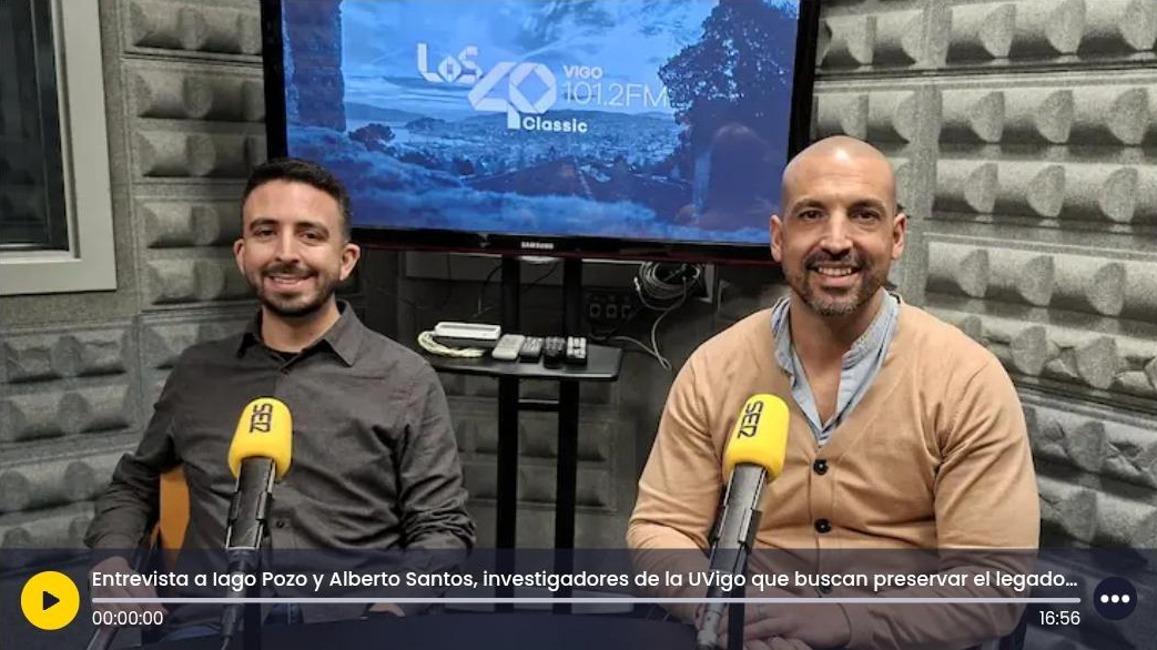 Alberto ‘Ash’ Santos and Iago Pozo on Radio Vigo