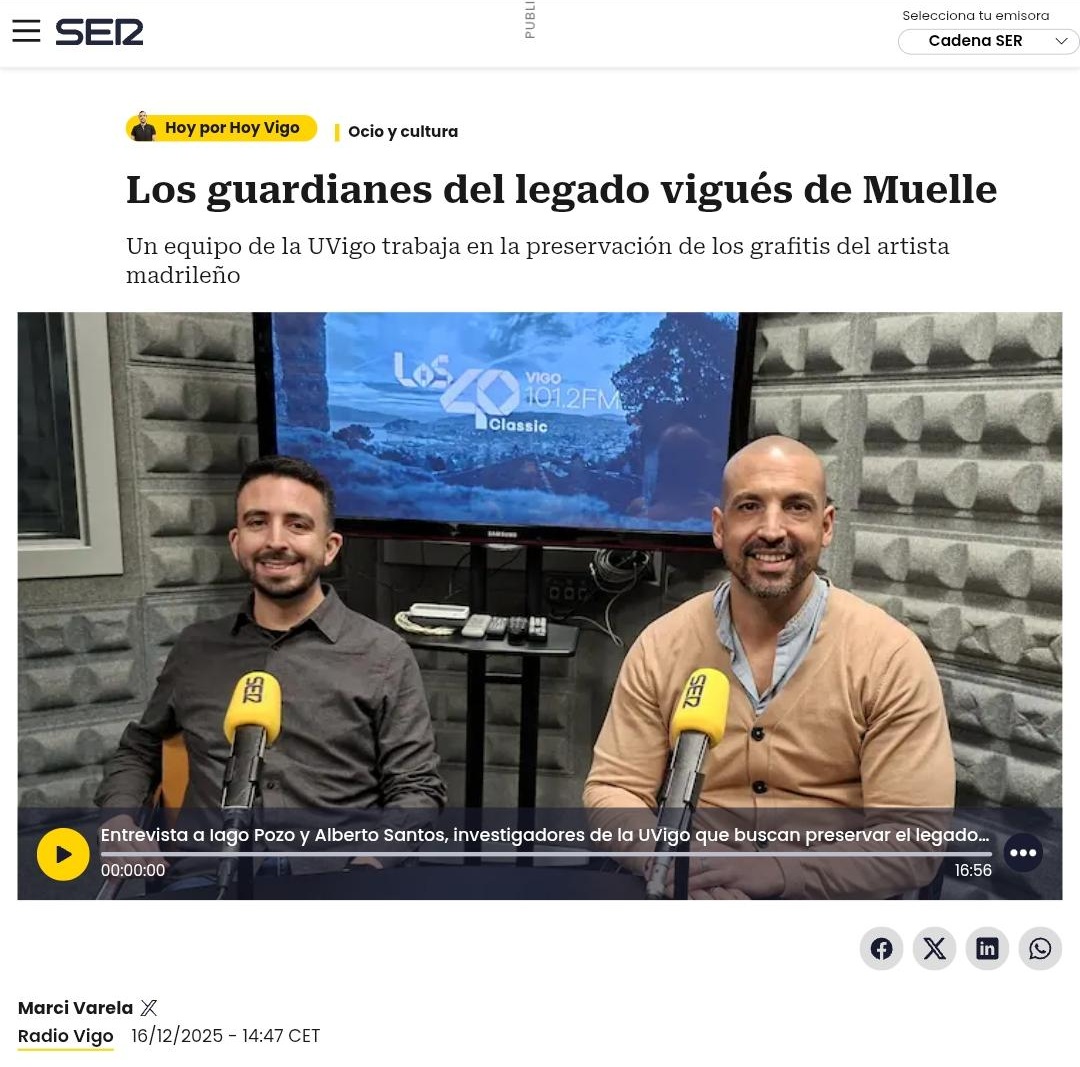 Alberto ‘Ash’ Santos and Iago Pozo on Radio Vigo